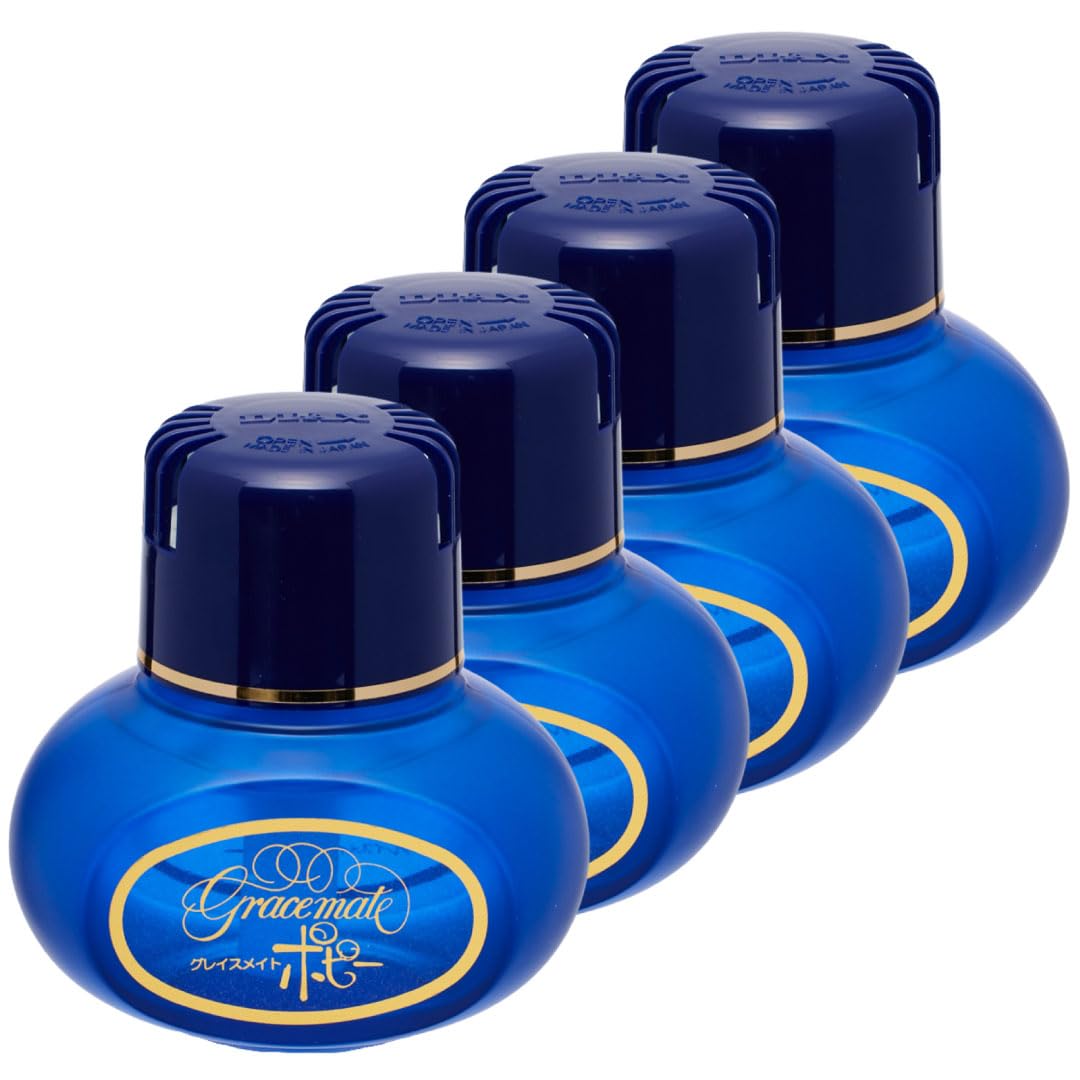 

Official Kuruma ni Poppy Grace Mate Poppy Car Air Set of 4 Made in Japan by Dia Chemical Freshener, [Bouquet], синий