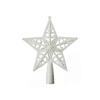 Hollow Out Christmas Tree Top Star White Christmas Tree Ornaments  Christmas Decoration