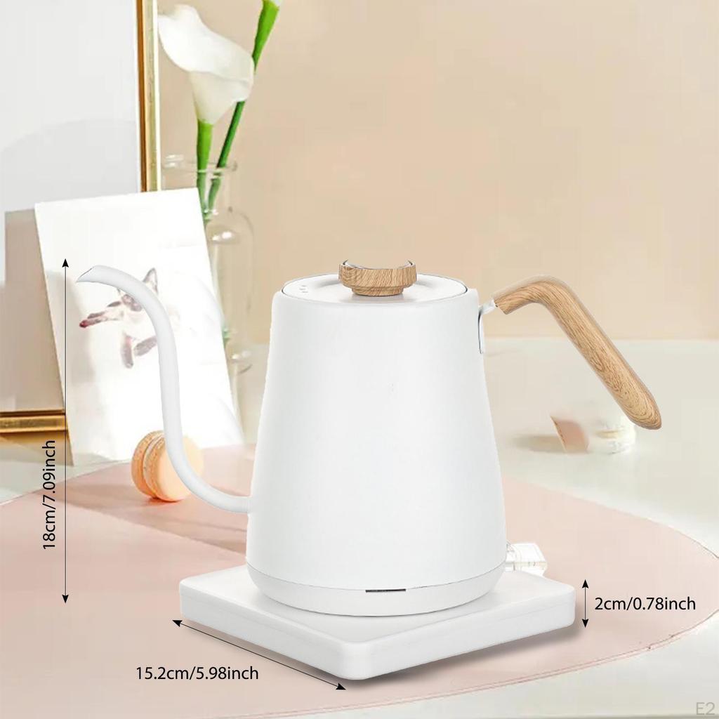 Gooseneck Electric Kettle Water Boiler Gift Quick Heating Temperature Display Pour Over