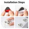 Pack Of 4  Adhesive Mini Casters Wheel with 360 Degree Rotation Rolling Wheel for Kitchen Appliances & Furniture