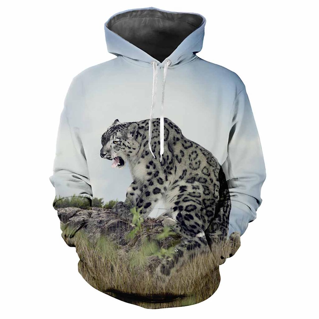 Tiger Djur Best 3d Tryckt Vår Och Höst Män Med Huvtröja Lös Casual Mode Personlighet För Att Skapa Bekväma Kläder