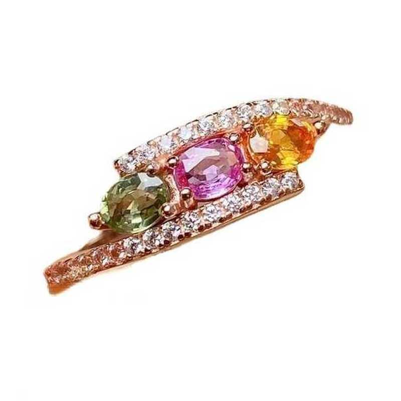 

SACE GEMS классическое кольцо из медного сплава с цирконом женские ювелирные изделия свадебный подарок для вечеринки открытый OPEN разноцветный