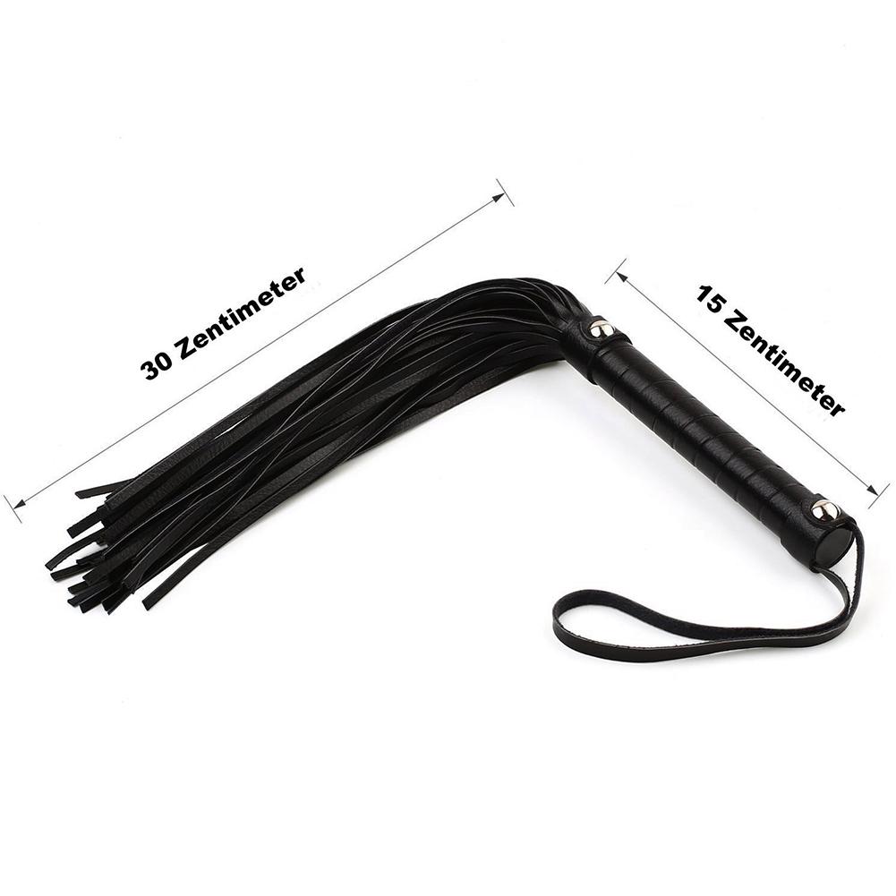 Sexy Bondage Flogger Flirting Leather Whip Slap Spanking Exotic Accessories with Tassel