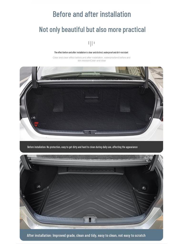 All-TPE Trunk Mat for 2023-24 Lexus ES200 Gasoline Models