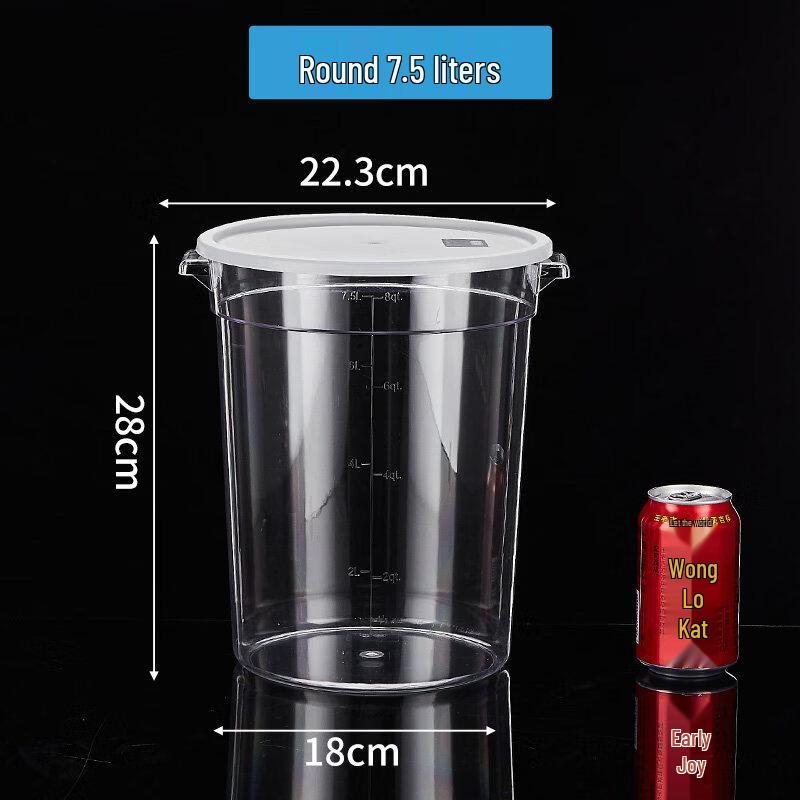 Clear Plastic Storage Container with Lid