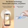 360°Rotatable LED Wall Lamp Rechargeable RGB&3Color Magnetic LED Spotlight Touch Remote Control For Bedroom Living Room Lighting