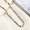 European & American Zircon Tennis Chain Necklace - 3MM Copper, Fashionable & Versatile Collarbone Jewelry for Women