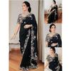 Timeless Grace Georgette Designer Saree  |Party Wear Soft Georgette Saree – soft, flowy & perfectly elegant for every special moment |