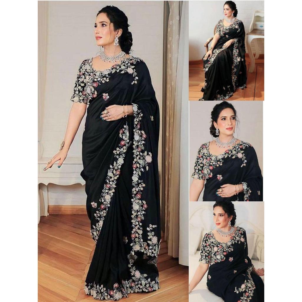 Timeless Grace Georgette Designer Saree  |Party Wear Soft Georgette Saree – soft, flowy & perfectly elegant for every special moment |