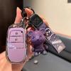 Soft Tpu Auto Smart Key Fob Cover Case Fit For Toyota Rav4 Crown Hilux Fortuner Camry Land Cruiser Prado Protect Housing Remote Auto Accessories