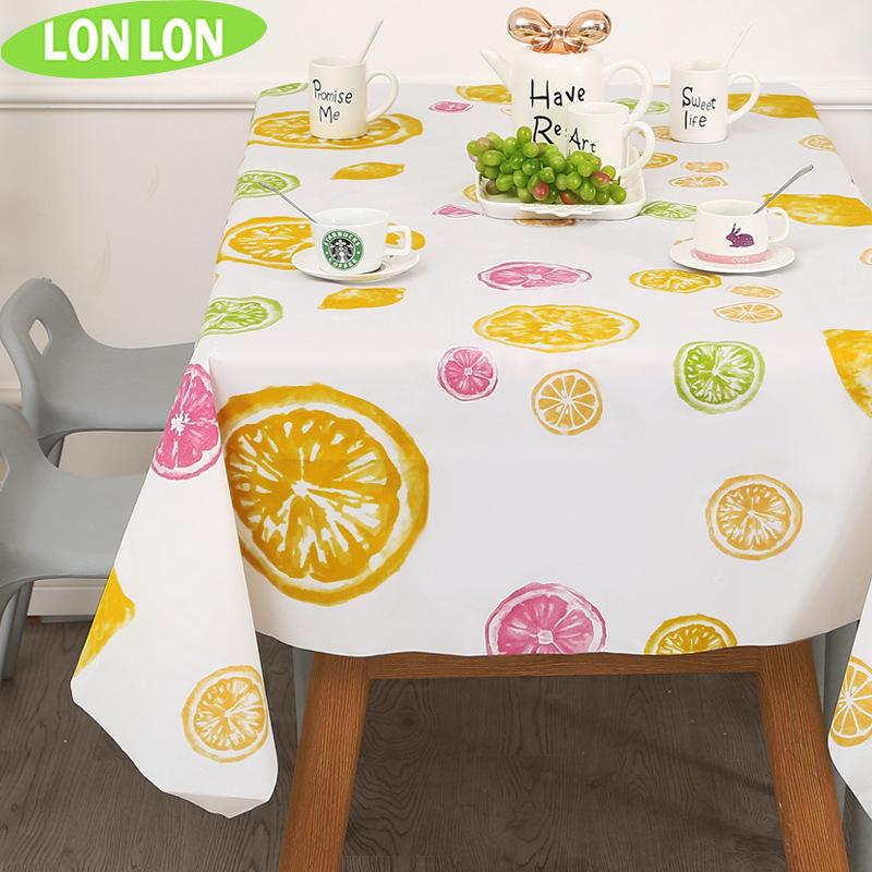 Home Tablecloth, Anti-scalding, Waterproof, Oil-proof, No-wash PVC Plaid Coffee Table Table Mat, Dormitory Tablecloth