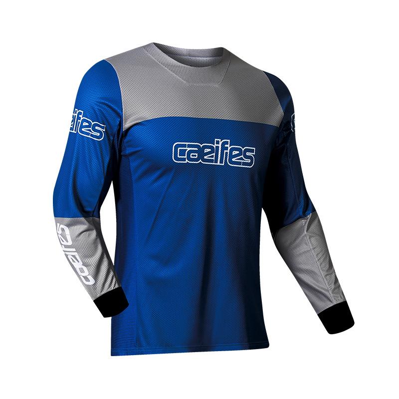 Spot Off-road Motorcycle Clothing, Cycling Clothing, Downhill Clothing, Casual Crew Neck T-shirt, Breathable and Quick-drying Running Clothing, 