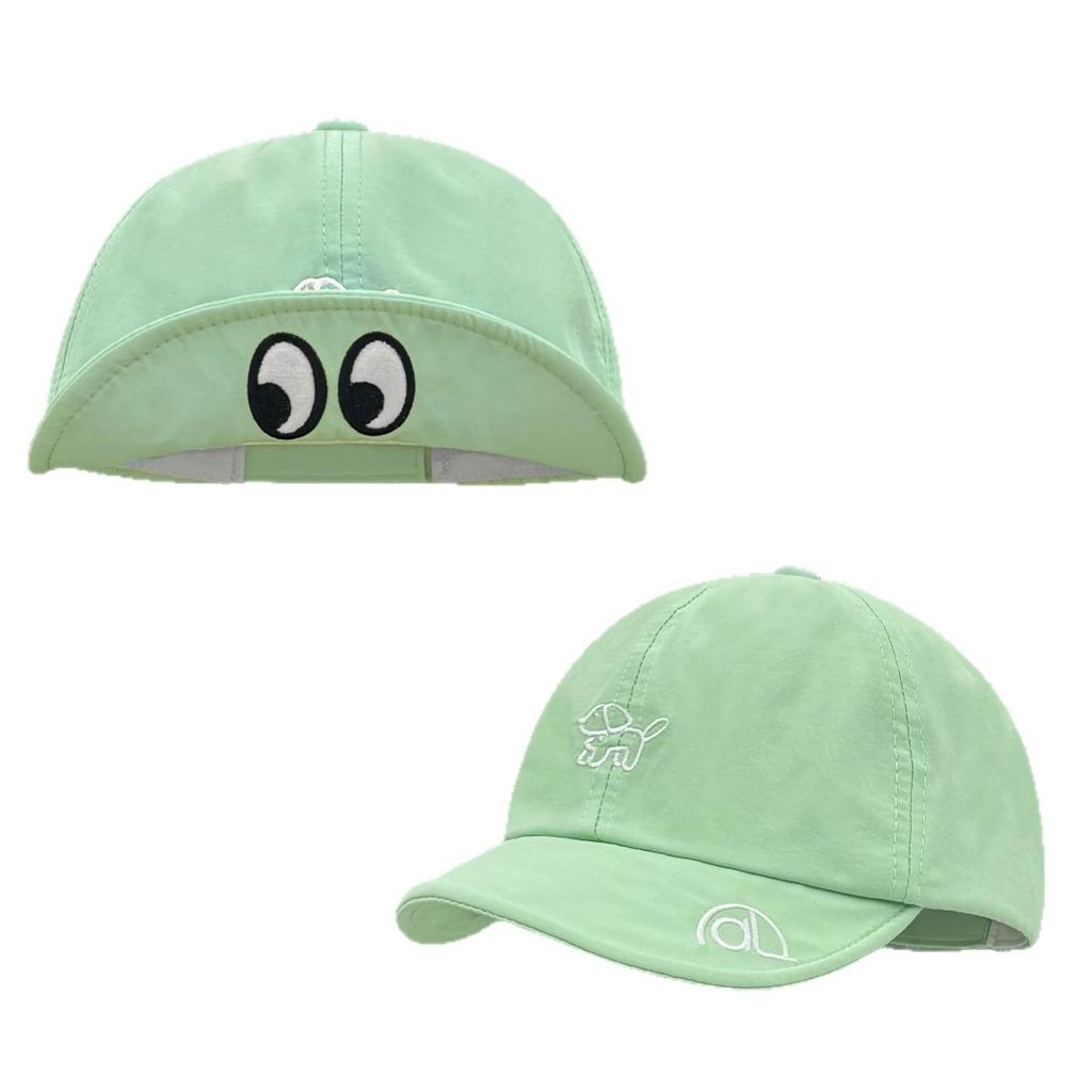Japanese Embroidery Cartoon Puppy Eyes Quick-Drying Baseball Cap Female Spring Summer Cute Versatile Soft Brim Beret