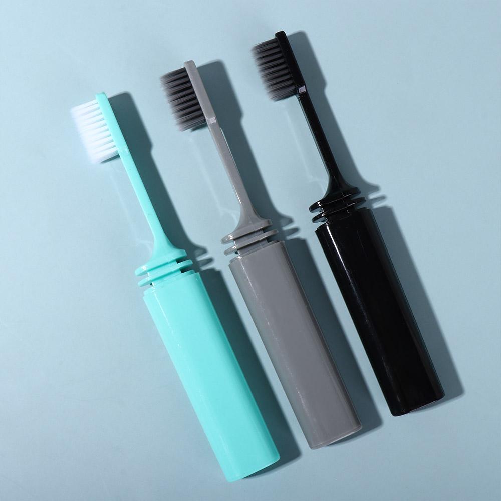 Hair Toothbrush Oral Hygiene Tool Bamboo Charcoal Travel Toothbrush Tooth Brush Oral Care Brush