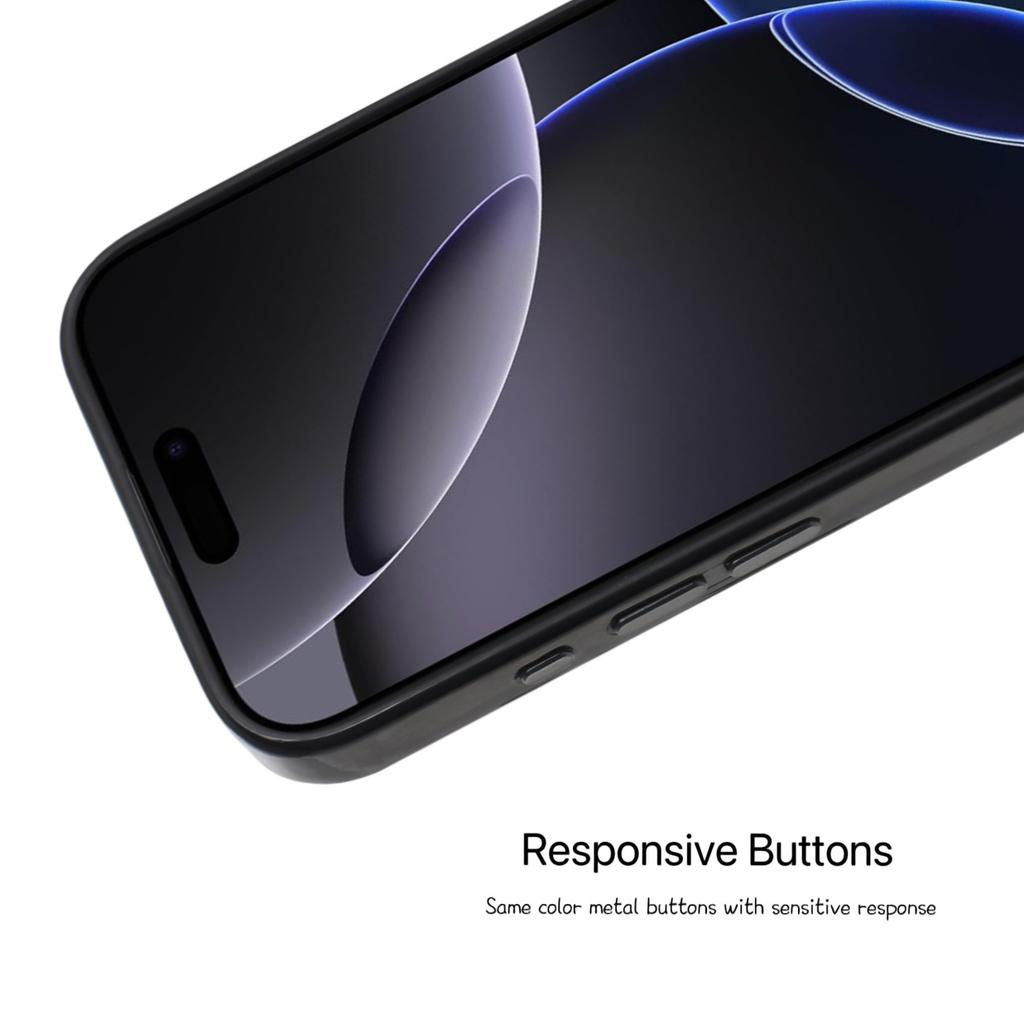 For iPhone 16 Pro Max Case TPU + Acrylic Clear Anti-Yellowing Phone Back Cover