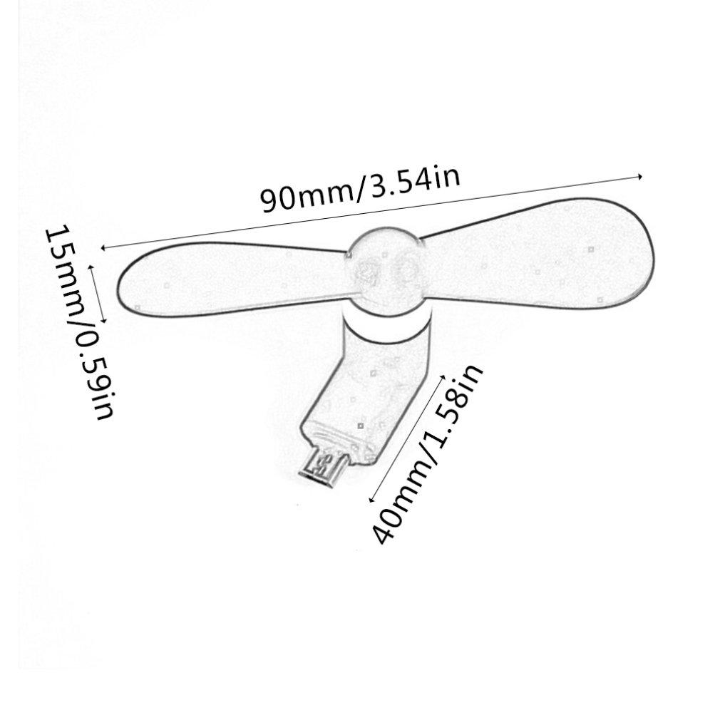 Portable Type C Cooling Fan Mini Micro USB Fan For Mobile Phone Power Bank Gadgets Cool Fans For Macbook Pro Cell Phone Android