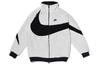 Nike Oboustranná bunda Boa s velkým Swooshem Asijské velikosti Bílá Černá BQ6546-114