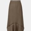 Pleats Me Slit Detail Pleated Skirt Ppskm126004