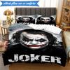 3PCS The clown's Fiery Rise Bedding Set,Including 1pc Duvet Cover And 2pcs Pillowcases Perfect for Bedroom, Dormitory, Fan Christmas gift