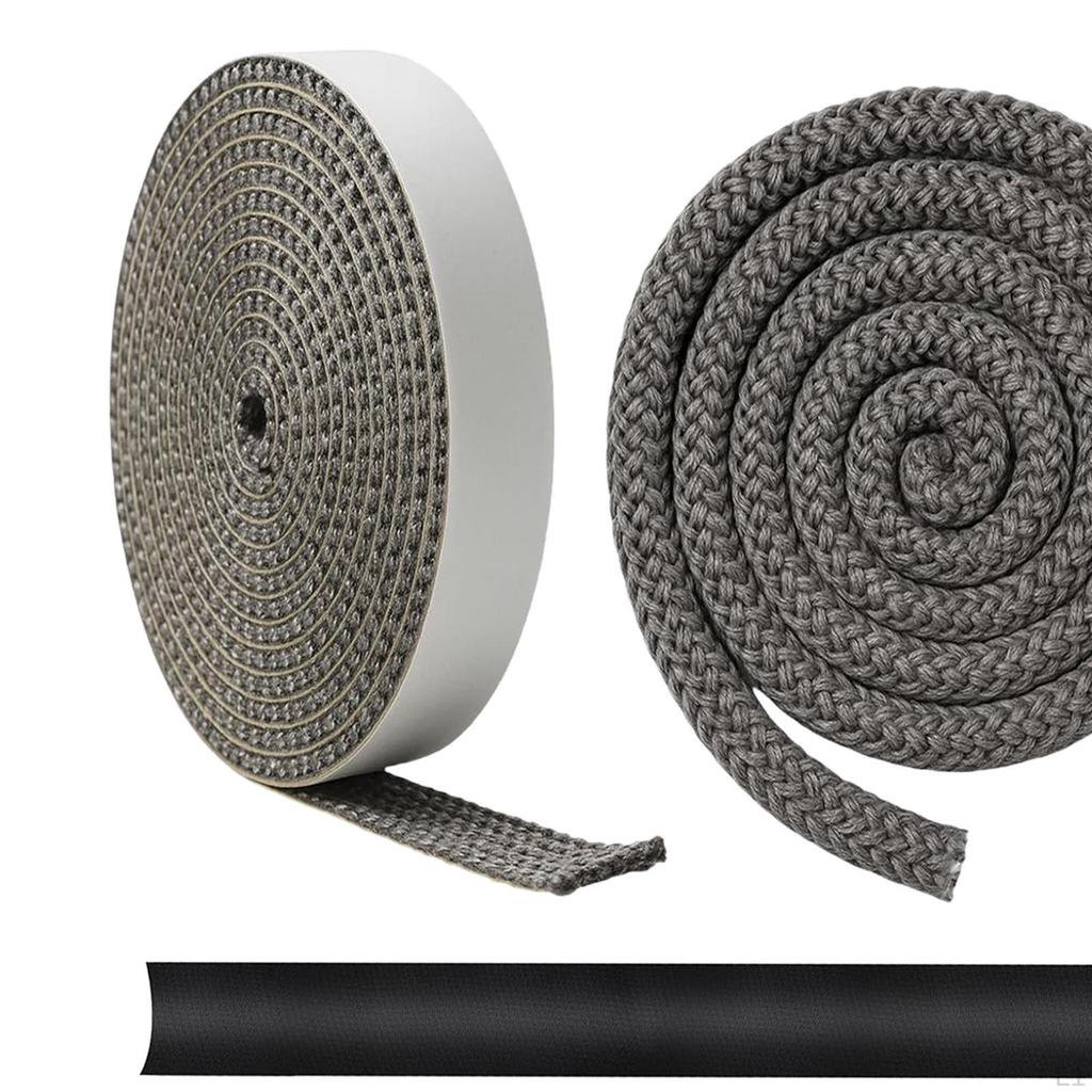 Fireplace Seal Rope Fiberglass Easy Installation Versatile Heat Resistant Gasket