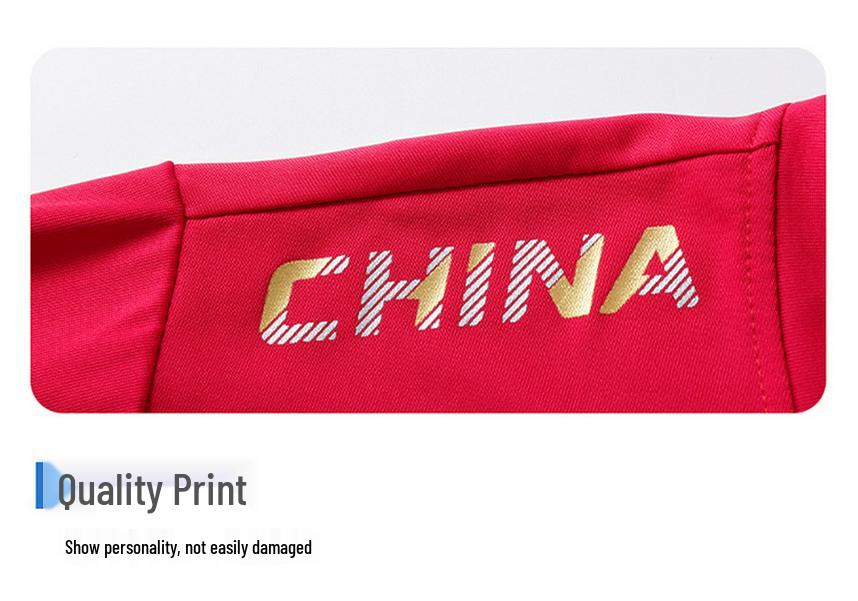 Unisex Quick-Dry Wushu Training T-Shirt - Short Sleeve for All Ages