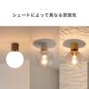 BELLED Ceiling Lunette E26 LED Bulb Stylish Lighting Fixture for Black Light, 1-Light, Series, Compact, Compatible, Entrance, Bedroom, Toilet,