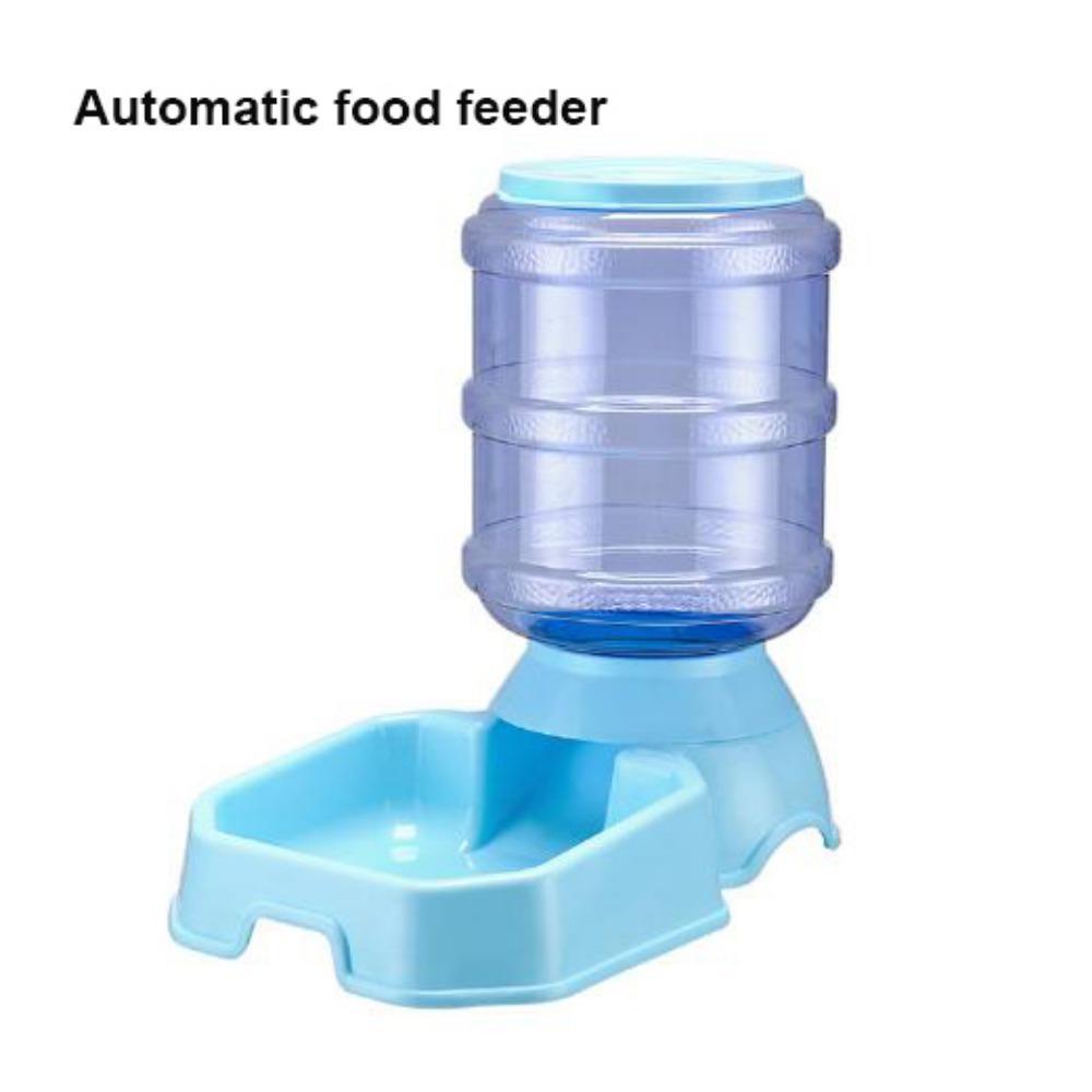 High Capacity Dog Automatic Feeders Plastic 21*32.5*31cm Feeding and Drinking Tool 5 Colors Pet Feeding Bowl Pet Supplies