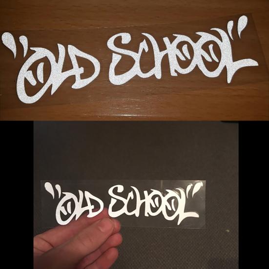 Eski Okul Komik Drift JDM İndirilmiş Kamyon Araba Styling Pencere Tampon Çıkartması Dekor