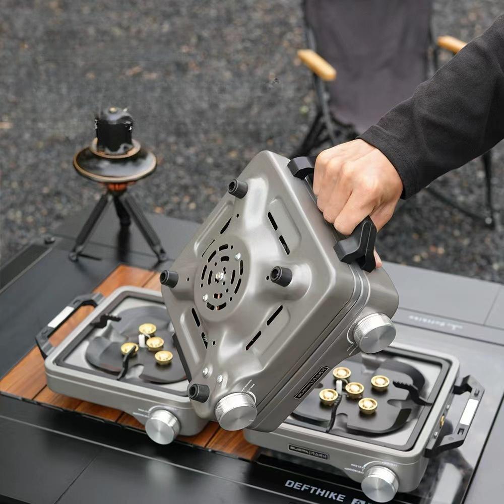 cassette stove foldable picnic portable outdoor gas burner high power dual-use butane stove integrated split dual-use stove