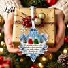 Holiday Window Ornaments Snowflake-Shaped Sea Glass Friendship Keepsake Christmas Ornament Acrylic Coastal Inspired Seasonal Home Accents