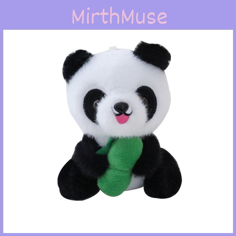 Cute Panda Stuffed Toy Pendant With Plush Fabric For Bags Or Keys