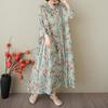 Yaz Vintage Çiçekli Maksi Elbise Büyük Beden Kadın Günlük Bol Kapüşonlular Uzun Pileli Basic Elbise