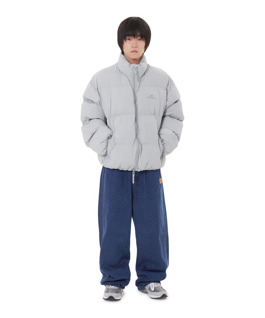Openyard(Oy) Logo Puffer Jacket - Gray