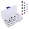 Doll Eyeballs Half Round Plastic Eyes Colorful DIY Bear Crafts Materials Halloween Accessories