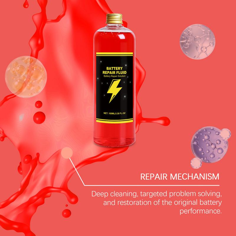 Battery Repair Fluid for Car 100ml Effective Repair Fluid Battery Restore Liquid Efficient Repair Extends Battery Life for car