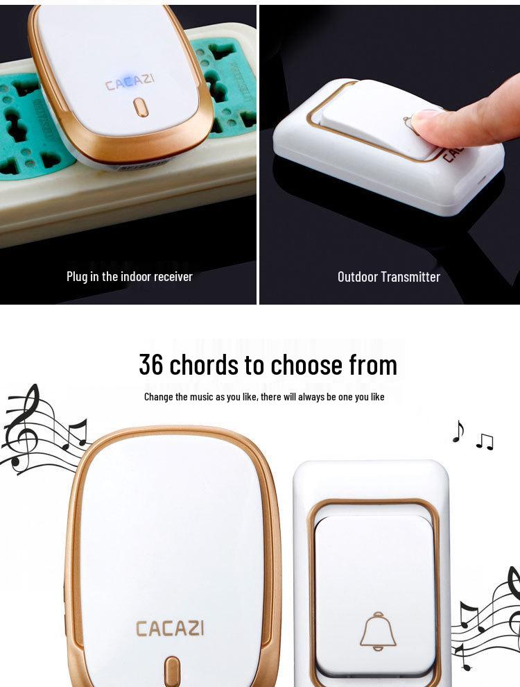 Kajias K01 3-in-1 Wireless Doorbell & Elderly Emergency Call System