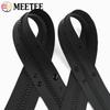 Meetee 3/5/10M 3# 5# 8# Waterproof Resin Zipper Outdoor Tent Zips Clothes Jacket Decor Zippers Repair DIY Sewing Accessories