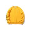 Li Ning Paris Fashion Apparel Week, Color Block Logo Print Fleece Lined Crew Neck Sports Sweatshirt Unisex Olive AWDR609-2