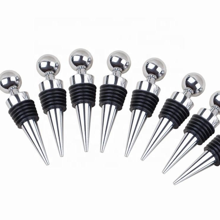 Disposable Stainless Steel Silicone Wine Bottle Stopper With Bar Accessories Weddings Parties Events