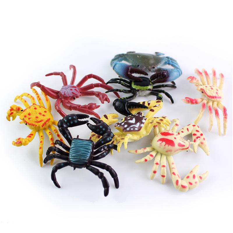 Underwater Animal Ornaments Set: Frog & Goldfish Simulation Toys for Children