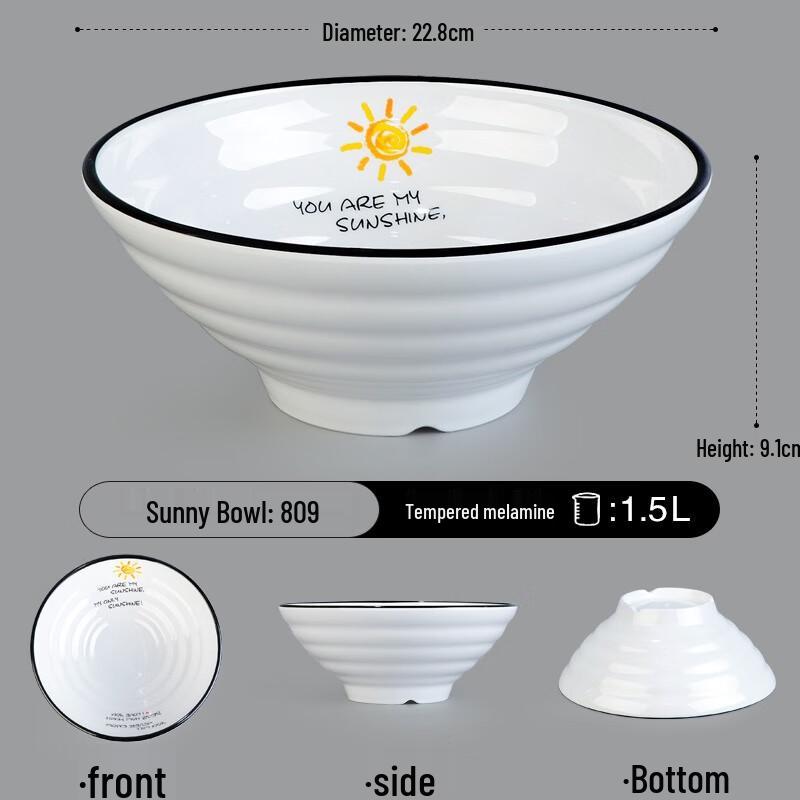 Commercial Melamine Noodle Bowl