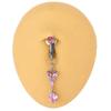 Non-Piercing Butterfly Fake Belly Piercing Butterfly Clip On Umbilical Navel Crystal Fake Piercing Fake Clip Belly Button Rings