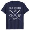 Funny Sushi Lover Gift This Is How I Roll Tshirts Men Womens Fashion Casual Tshirt 100 Cotton Loose Oversized T Shirt