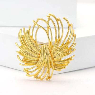Exquisite Creative Alloy Fireworks Styling Brooch Niche High-End Women'S Clothing Corsage Jewelry Pin