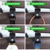 Car Sticker Hub Caps 2Pcs Car Seat Back Hooks Auto Accessories For Volkswagen VW RLine R Golf Amarok T5 ID3 Tiguan T-Cross Polo EA1