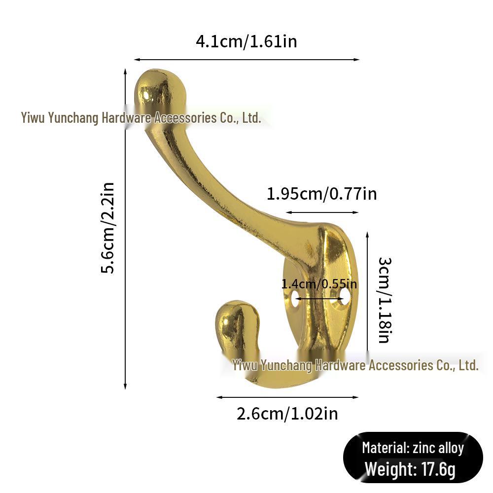 

Настенный крючок для ванной комнаты из ретро-сплава, антикварный одинарный крючок для одежды, 55x43 мм.
