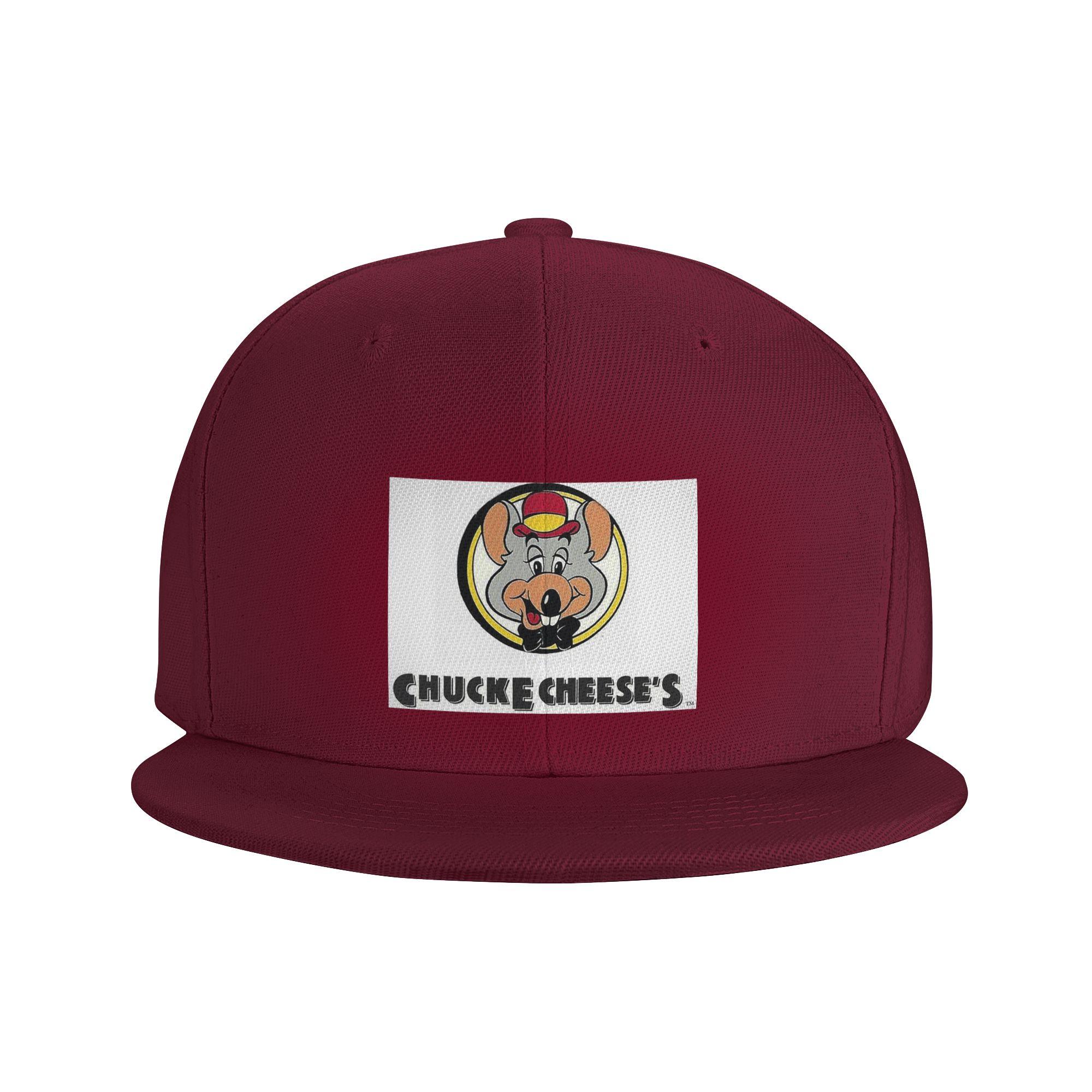 Chuck E Cheeses Pizza Time Theater Baseball Caps Snapback Fashion Baseball Hats Breathable Casual Casquette Outdoor for Unisex One Size