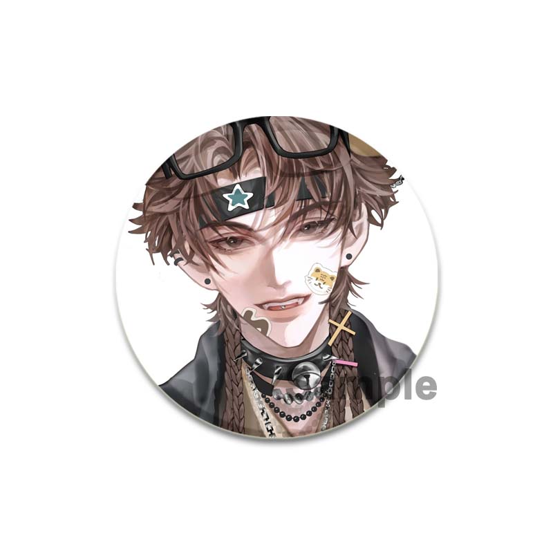 32/44/58mm Handmade Tinplate Plastic Badge Ashes of The Kingdom Brooches for Collar Clothes Backpack Jewelry Fans Gifts Card Games