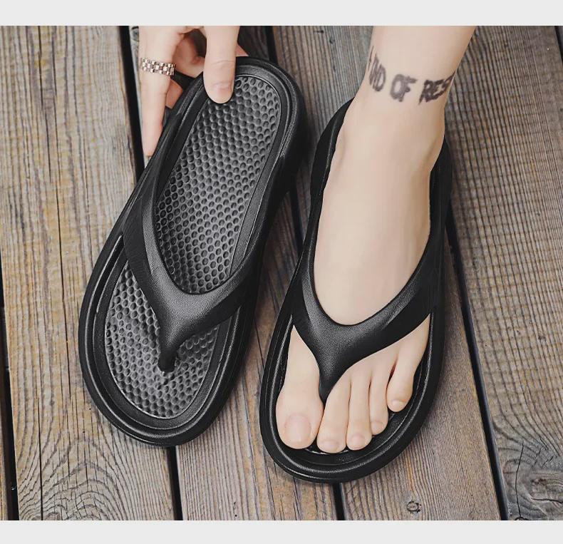 Men's Outdoor EVA Soft Flip Flops - Large Size Fashion Beach Sandals