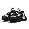 Fila Fusion Fashion Versatile Platform Low-Top Dad Sneakers Women sneakers Black White T12W521006FBG